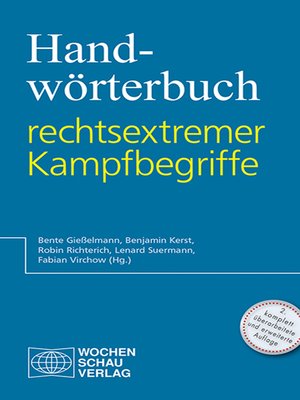 cover image of Handwörterbuch rechtsextremer Kampfbegriffe